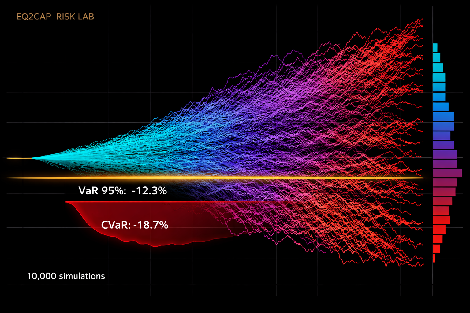 Monte Carlo Risk Simulation Engine